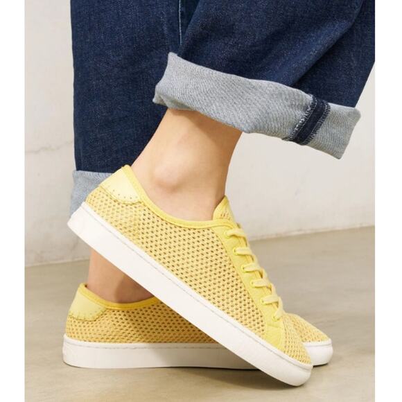 Soludos Shoes - Soludos Women's Canaria Yellow The Ibiza Mesh Sneaker Size 9